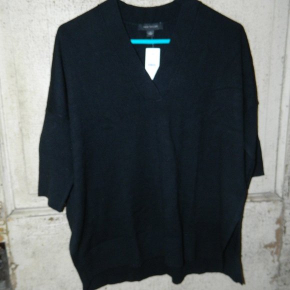 Ann Taylor Silk Blend Pullover V Neck Top Size XS NWT (JJ-28) - Picture 1 of 4